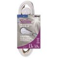 Southwire Coleman Cable Inc. Cord Ext Thn Plg 16/3X13Ft Wht 2232 8457764